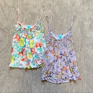 2 Nordstrom hip tank tops